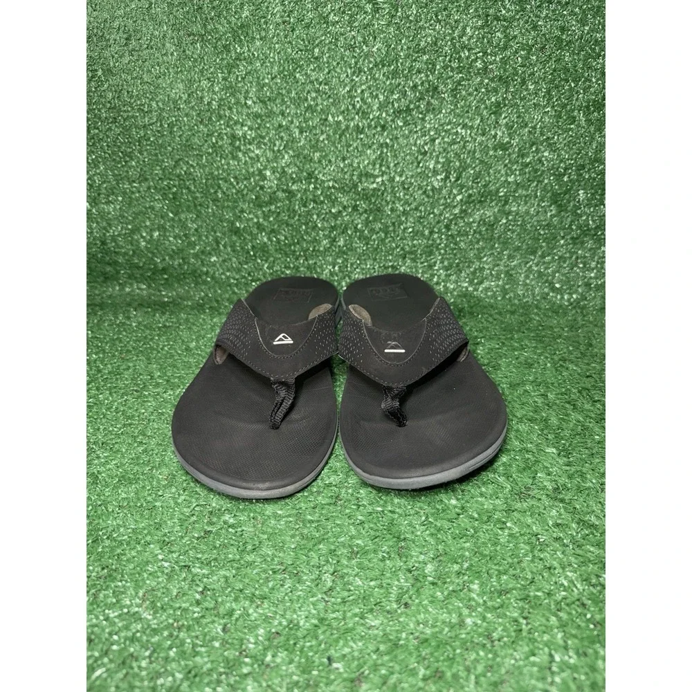 Reef Sandals Mens Size 11 Rover Black Slip On Comfort Walking Beach Flip Flops